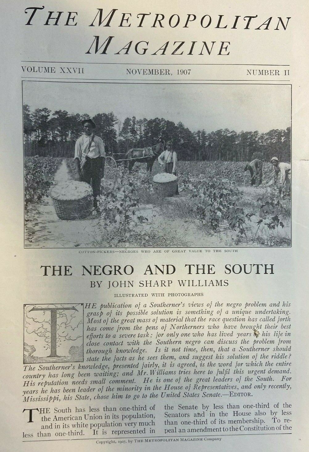 1907 Black Americans and the New South illustrated
