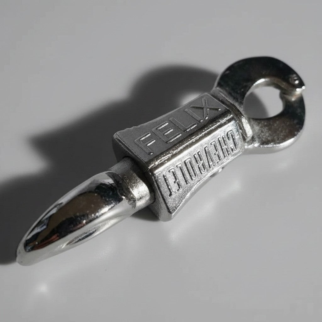 Felix Chevrolet Chrome-Plated Copper Mechanical Key Holder