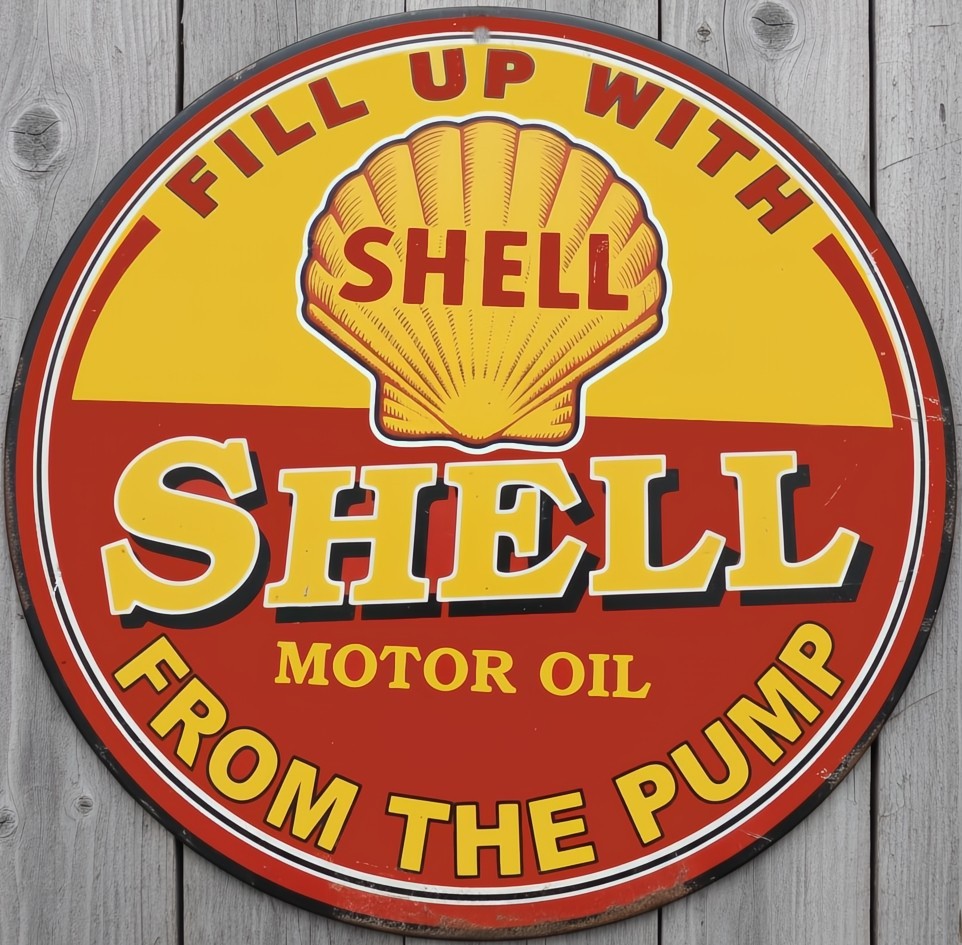 Shell Motor Oil 12\