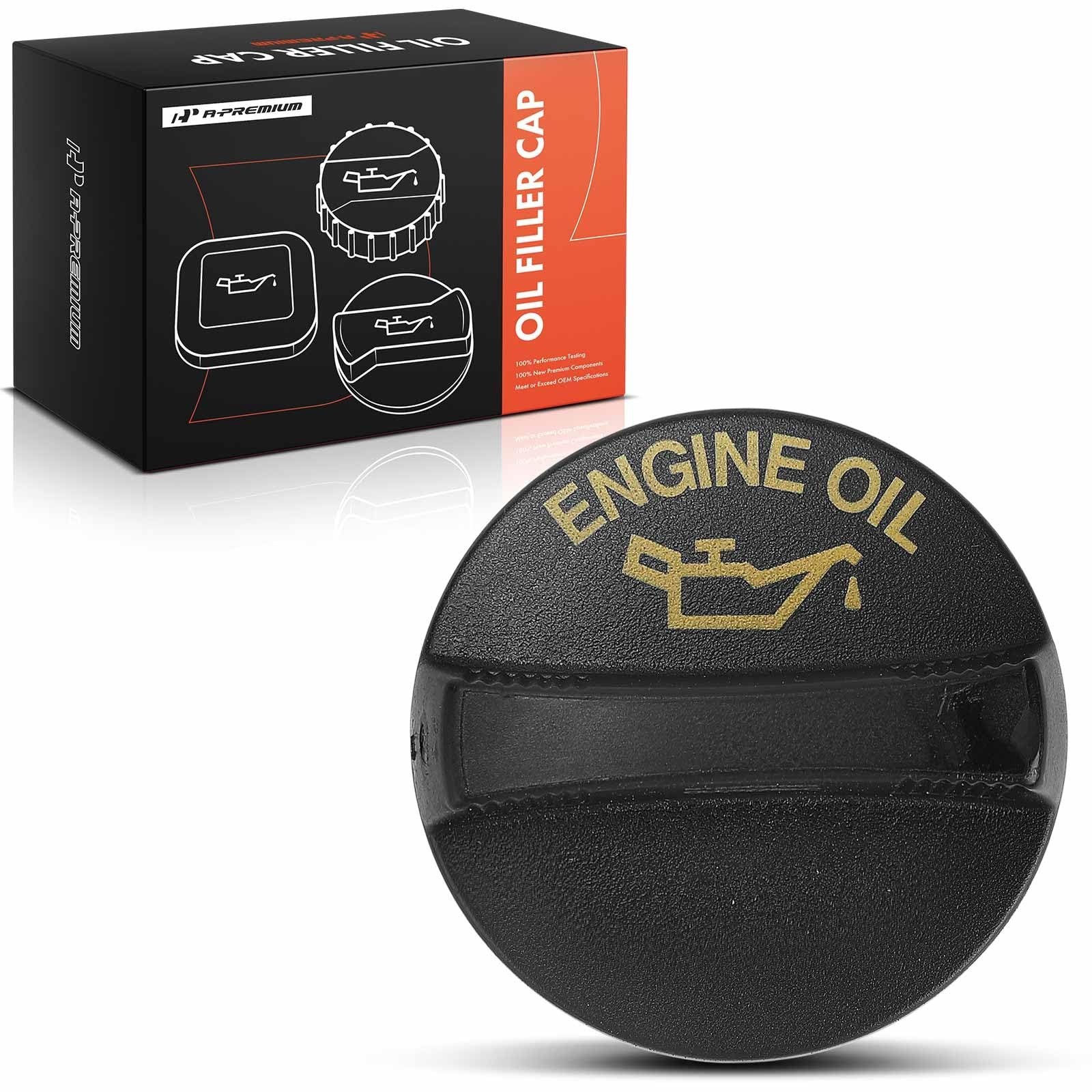 A-Premium Engine Oil Filler Cap Oil Cap Compatible with Ram 1500 2500 3500 & Jee