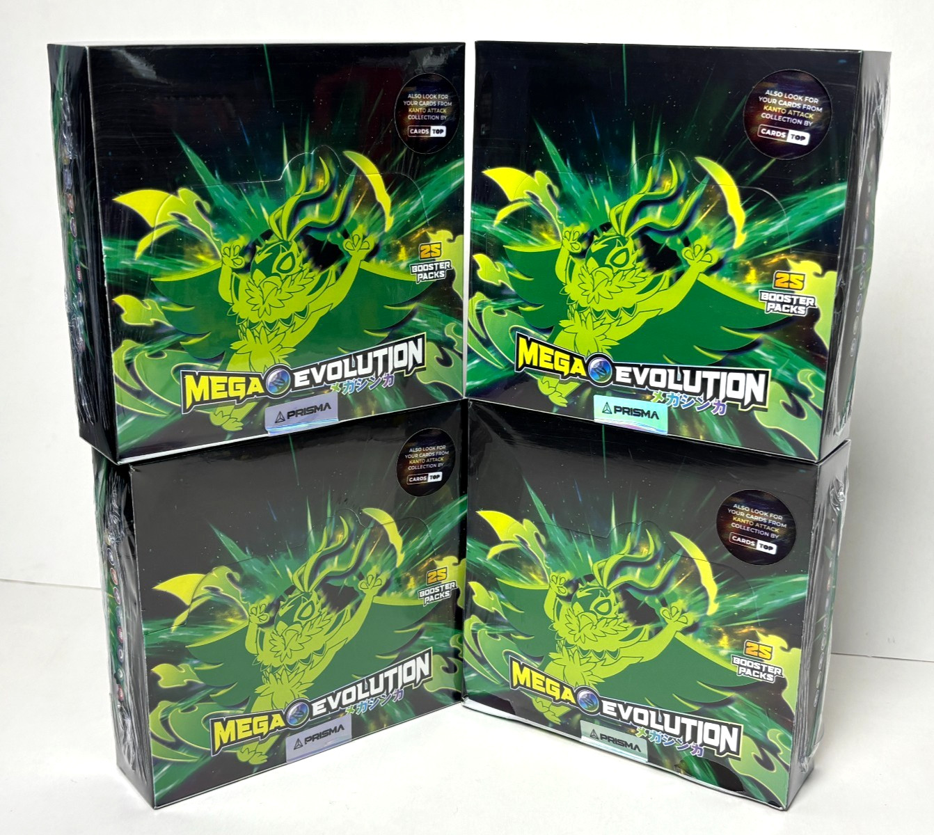 4 BOXES - 2026 POKEMON MEGA EVOLUTIONS Cards - 100 Sealed Packs