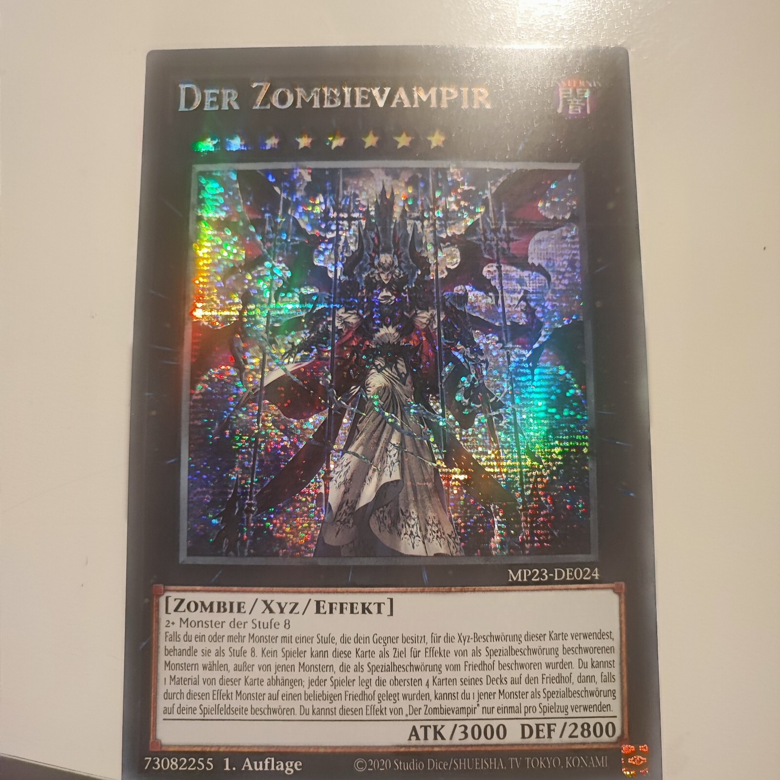 YUGIOH The Zombie Vampire MP23-EN024 Secret Rare NM 1st Edition