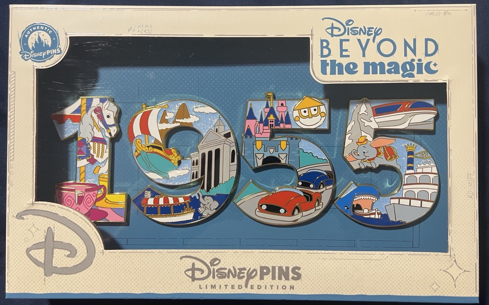 Disney D23 Beyond the Magic 1955 Pin Box Set LE 200