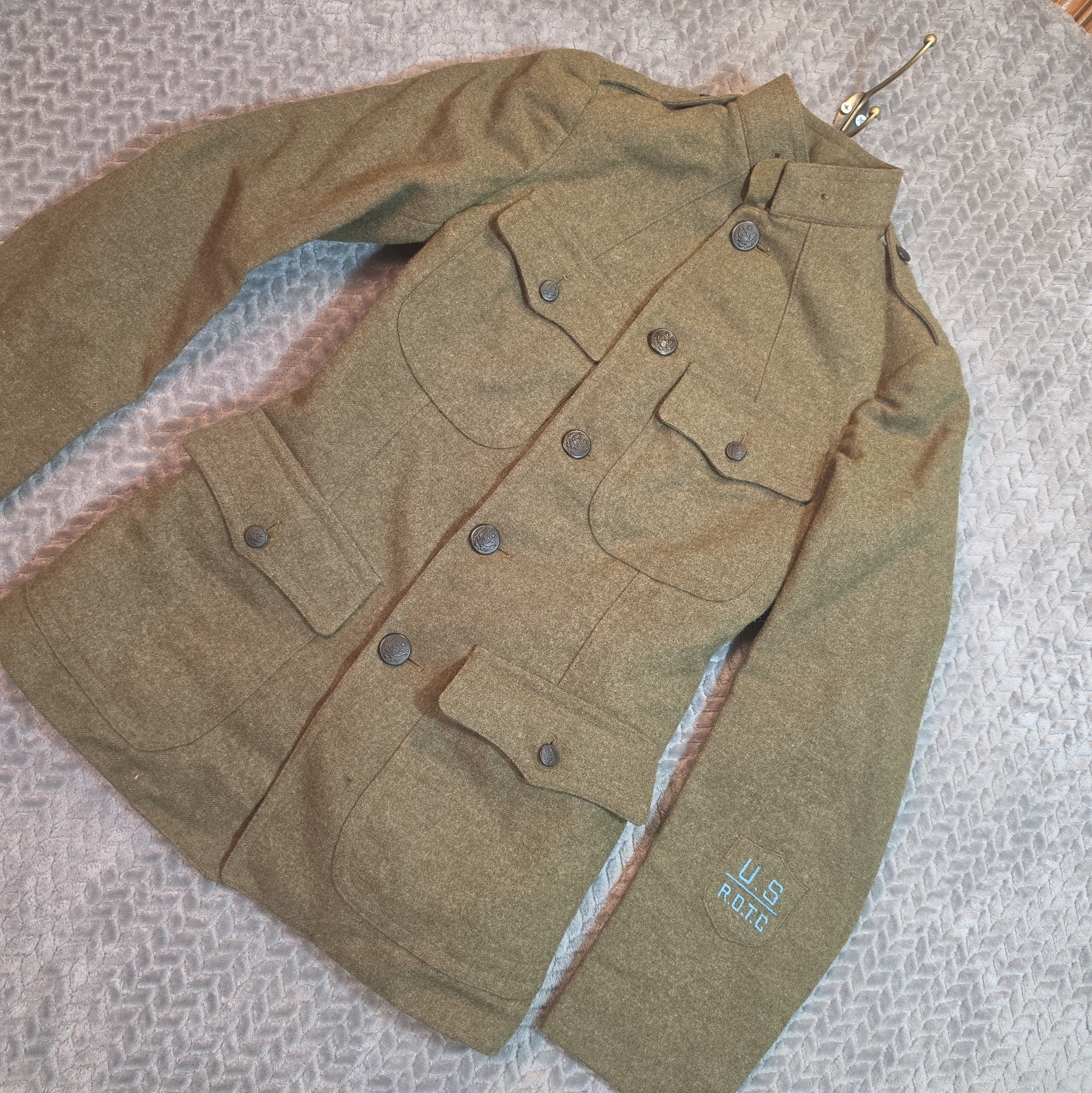 WWI R.O.T.C US Army Tunic NO INSIGNIA 1920s 