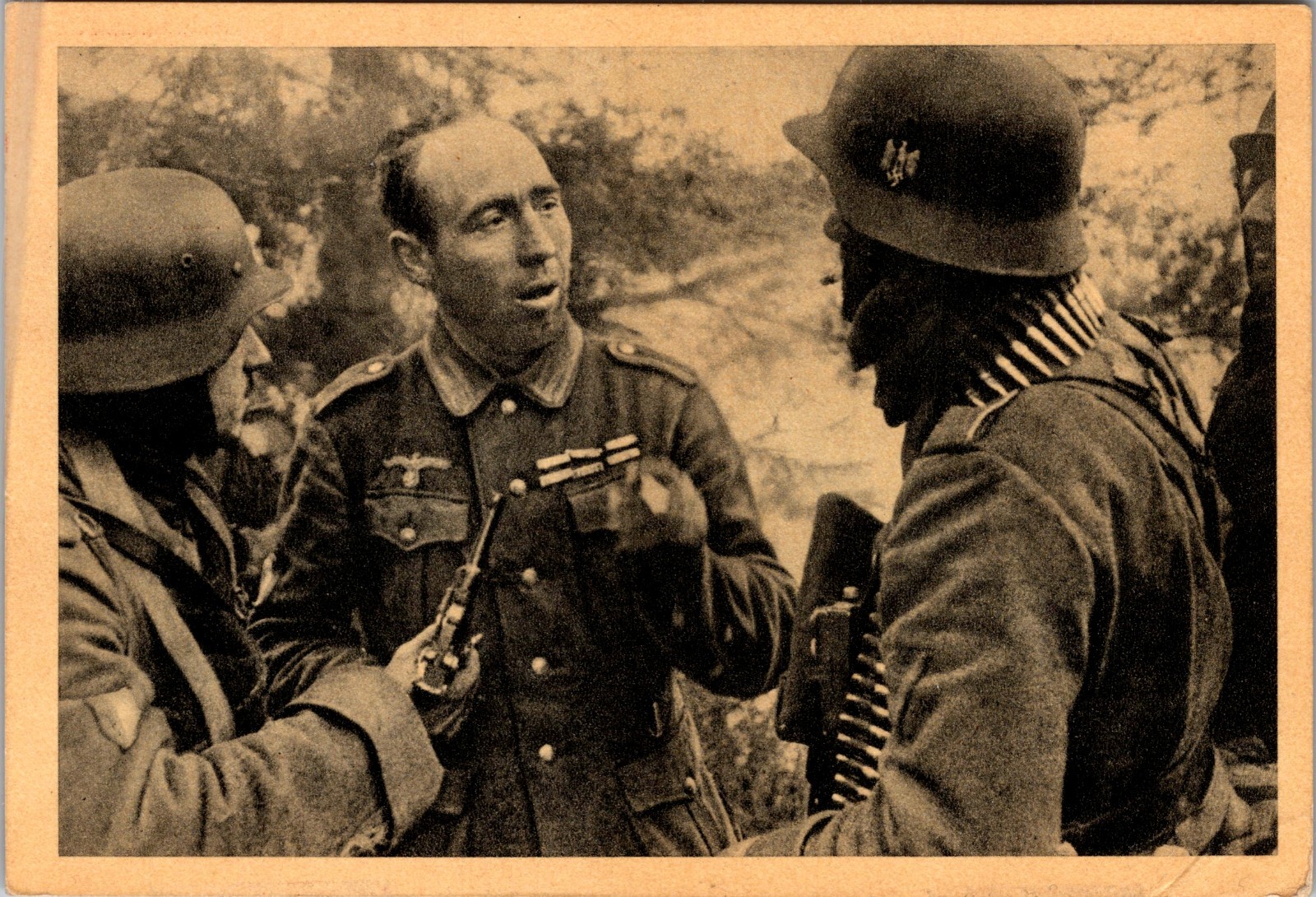 Mint France Legion of French Volunteers LVF RPPC Picture Postcard Cover