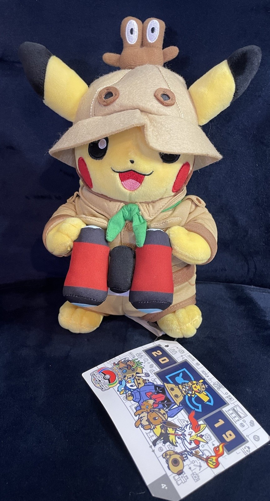 Pikachu 2019 Pokemon World Championships Washington DC Plush With Original Tag