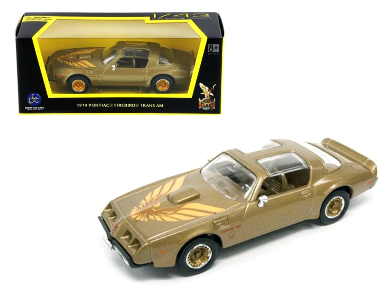 1979 Pontiac Firebird T/A Trans Am Gold 1/43 Diecast Model Car