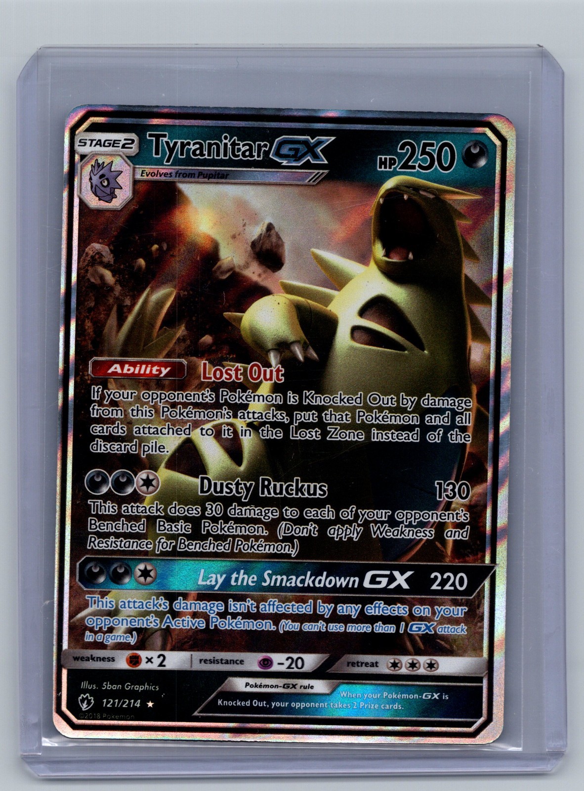 (LP) Tyranitar GX 121/214 - Pokemon Lost Thunder
