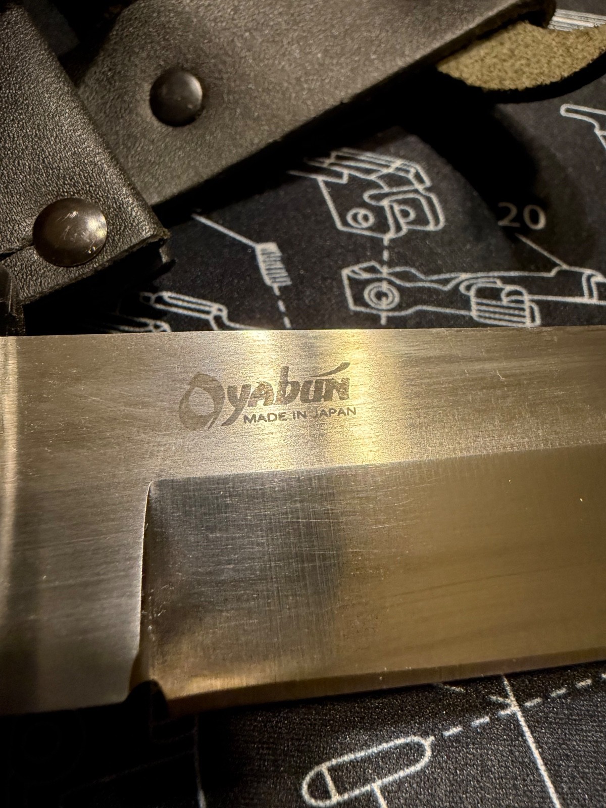 Rare Vintage Cold Steel Oyabun Fixed Tanto Knife Made in Japan Larger 7.5” Blade
