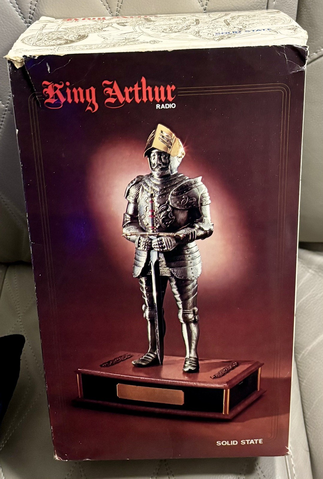 Vintage 1960s KING ARTHUR Solid State Transistor Radio New In Box Japan
