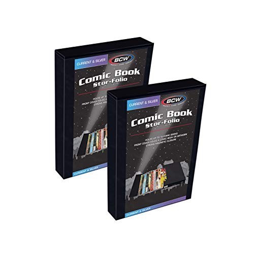 Comic Book Stor-Folio Travel Cases, Holds 15 Bagged Comics, 2 Pack