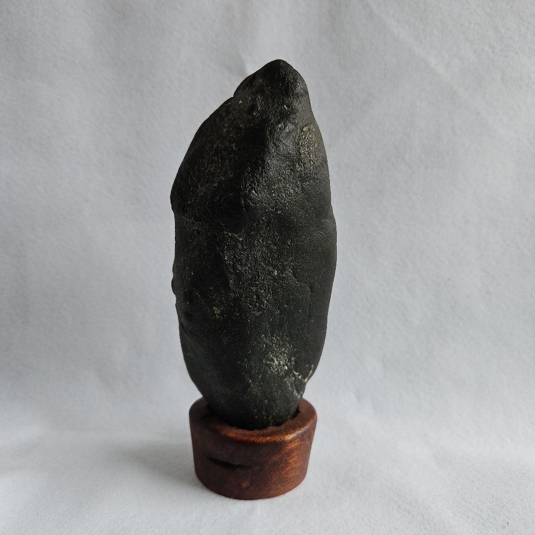 Suiseki Bonsai Kuroishi 石 7x5.5cm 美観石 自然石 彫刻材 used