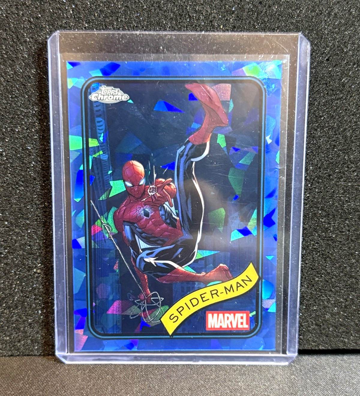 Topps 2025 Chrome Sapphire Marvel Spider-Man