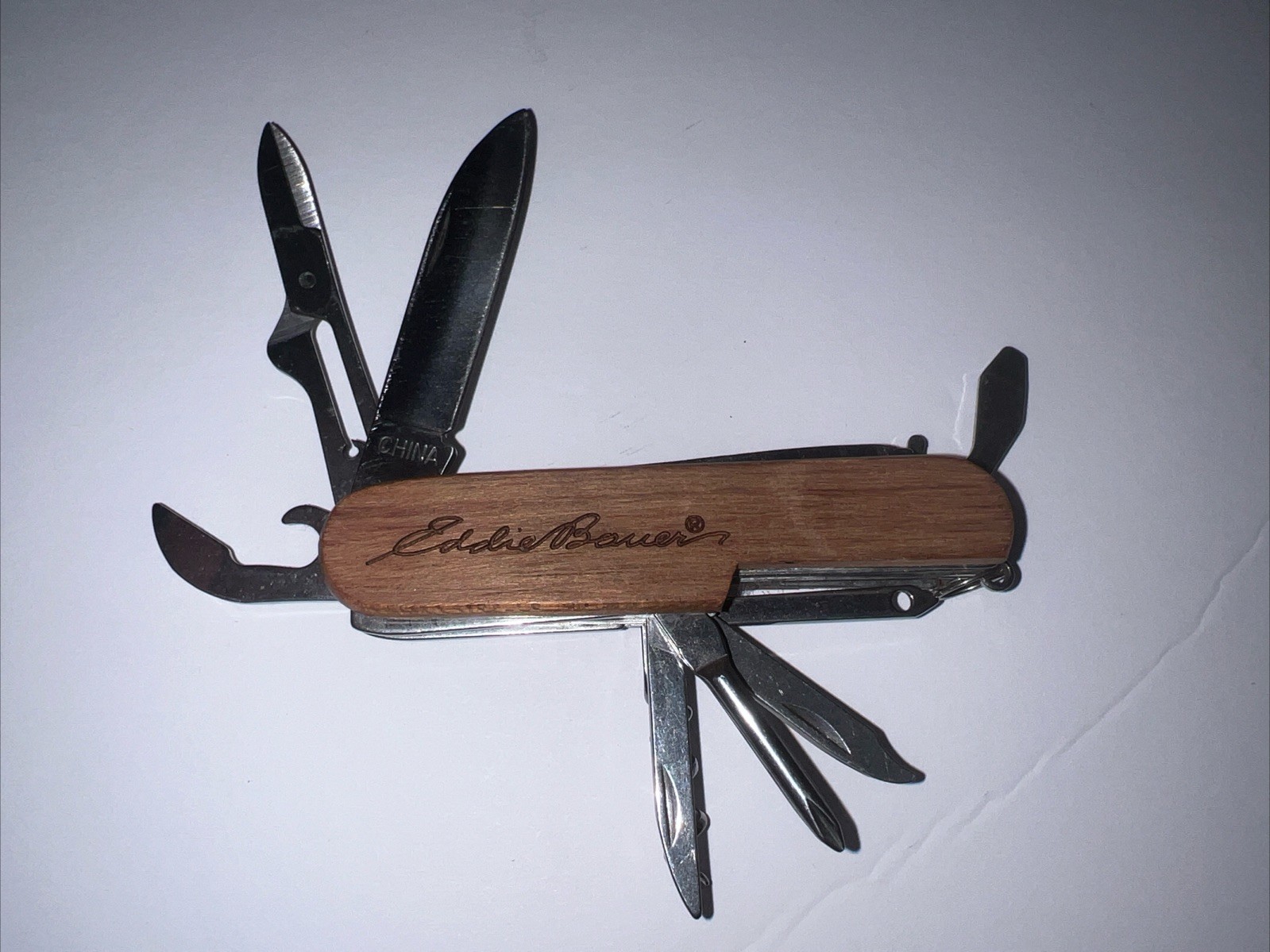 Eddie Bauer Swiss Army Knife Wood Handle