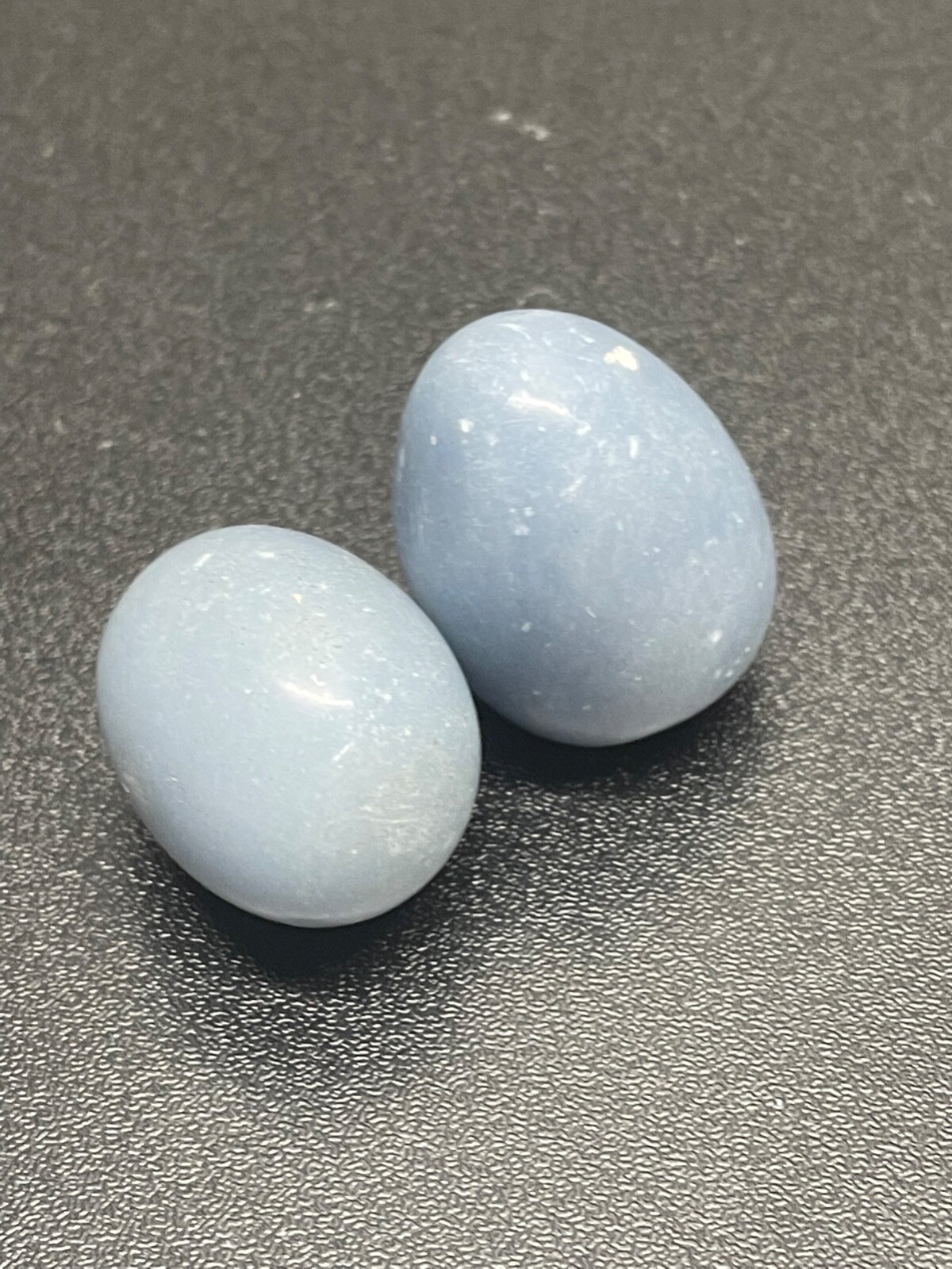 Blue Angelite 2 polished pieces 1\