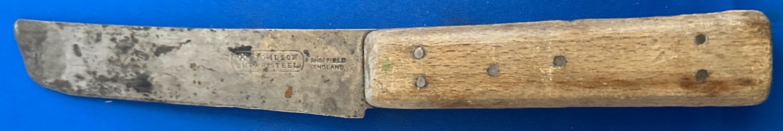 1890s Antique I. Wilson Butcher Knife Sycamore St Sheffield Eng 5.5\