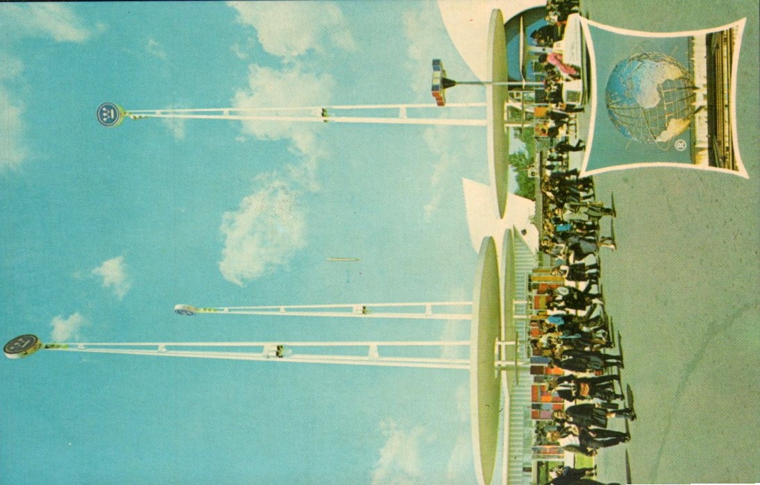 New York World's Fair - Westinghouse Time Capsule pavilion - Postcard - 1964