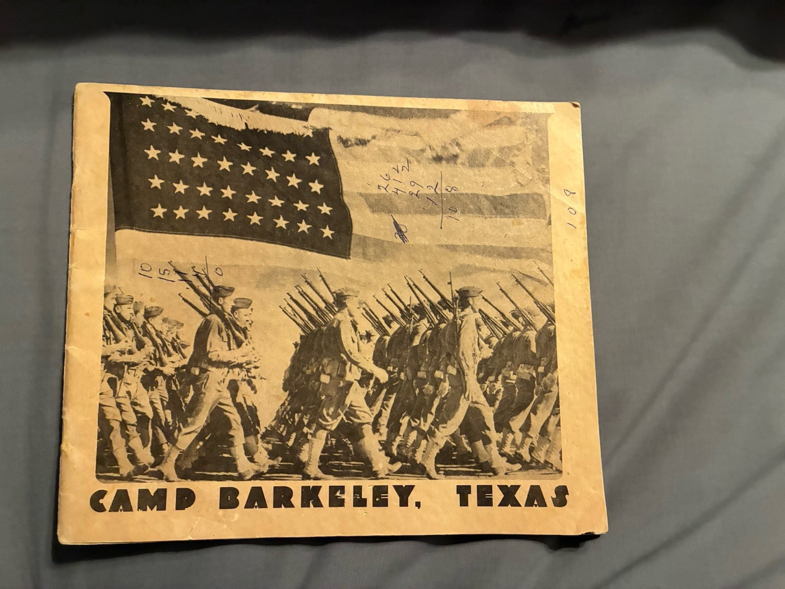 Antique WWII Camp Barkeley Texas Army History Book Abilene Antique WWII Camp Barkeley Texas Army History Book Abilene