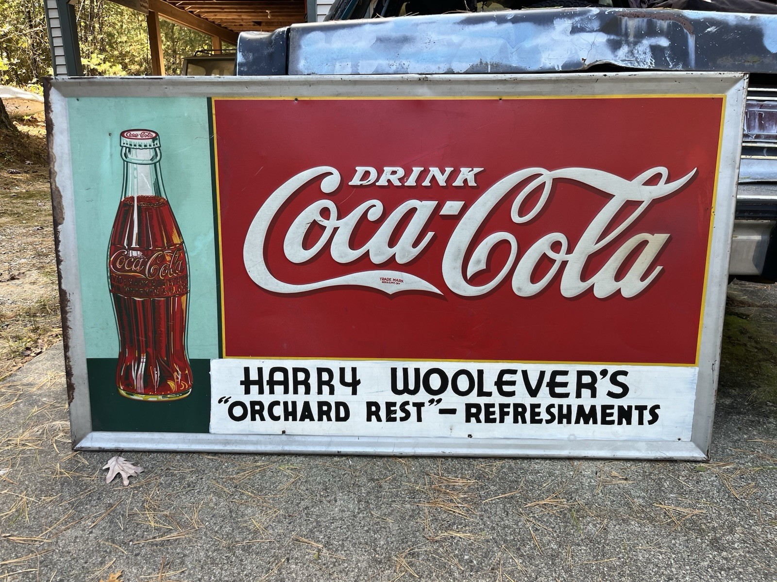 Vintage Coca Cola Soda Sign