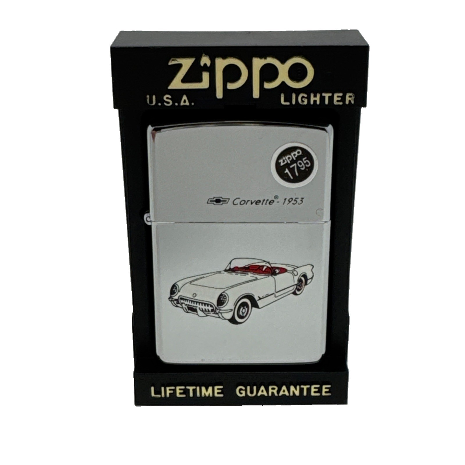 Vintage Zippo Corvette 1953 Zippo Lighter New 1993