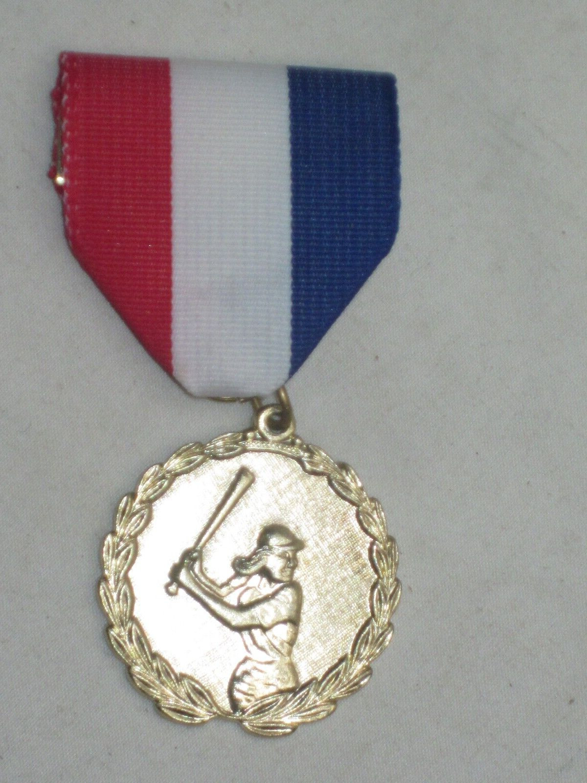vintage softball baseball girls woman 200th Game pin award brooch pendant charm