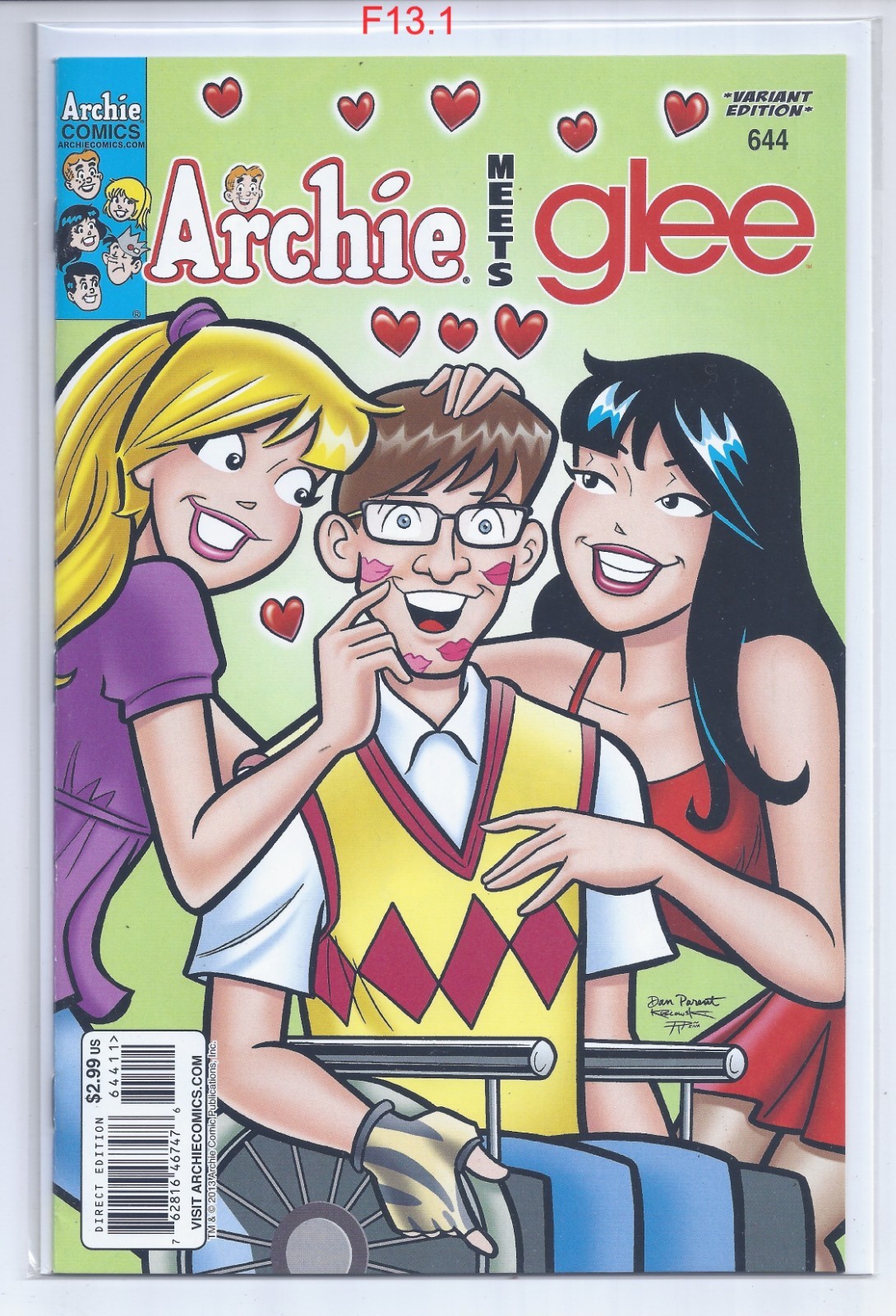 Archie #644 Dan Parent variant 1943 Archie Publications Meets Glee VF/NM f131
