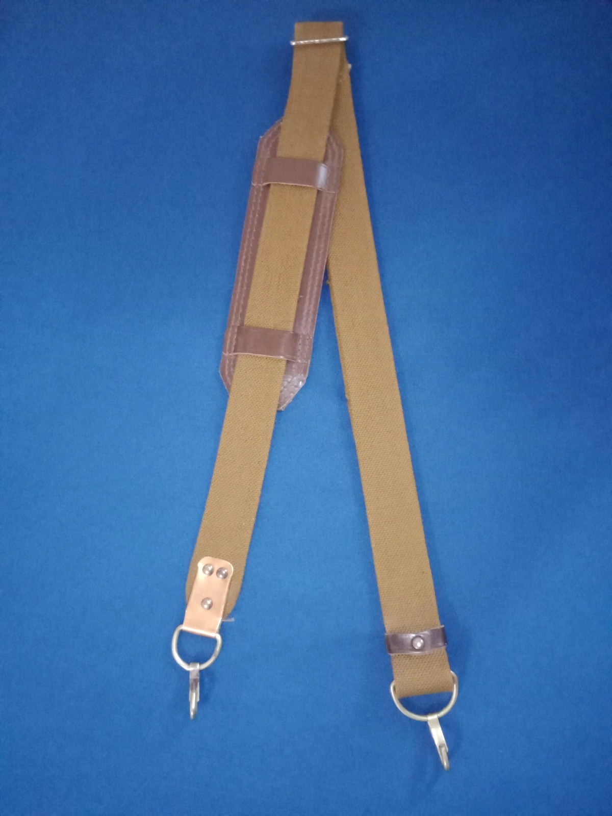 Soviet Russian Army Sling AK Carry Strap w/Pad & Hook Belt Deer Head OTK  Gr A