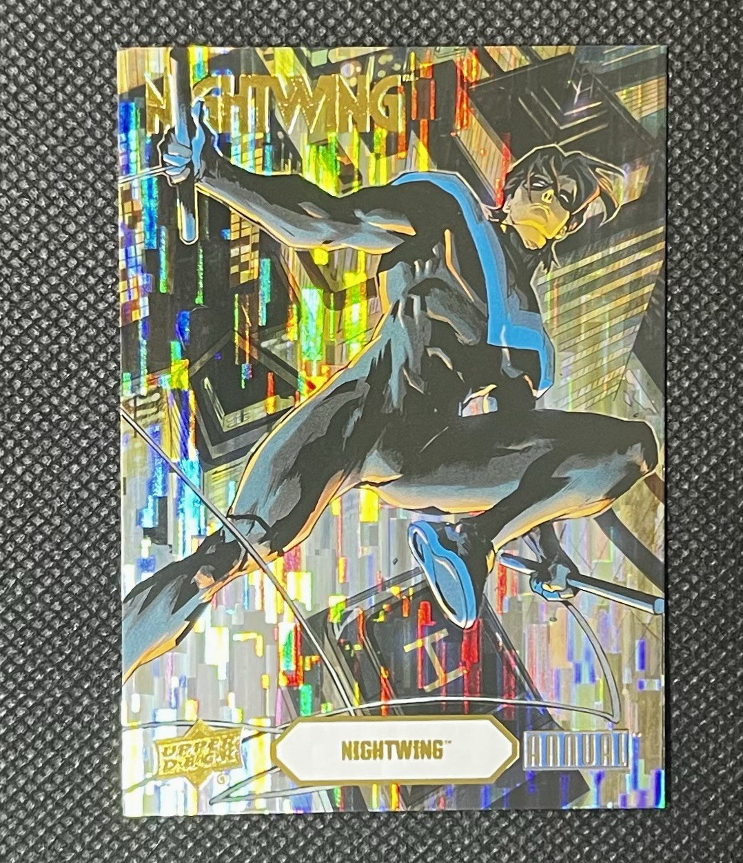 Upper Deck 2024-2025 DC Annual Retro Wave NW-25 Nightwing (Dick Grayson) 25/25
