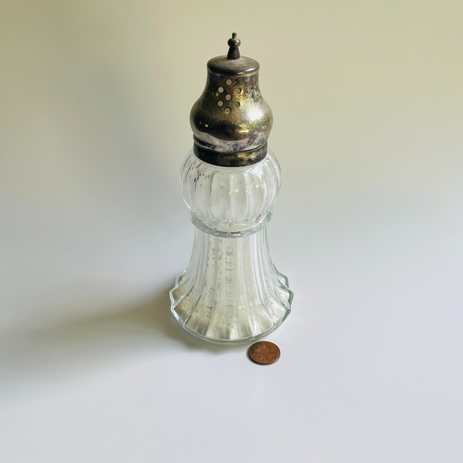 Vintage Lady Primrose\'s Tryst Dusting Silk Container Muffineer Cottagecore