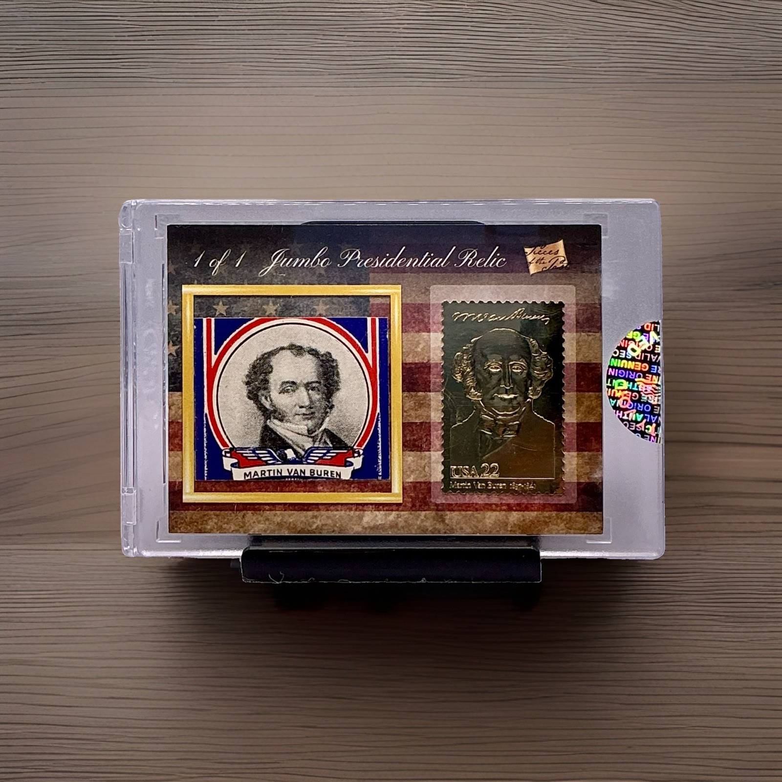 2020 Pieces Of The Past Series 1 Martin Van Buren 1/1 Jumbo Presidential Relic