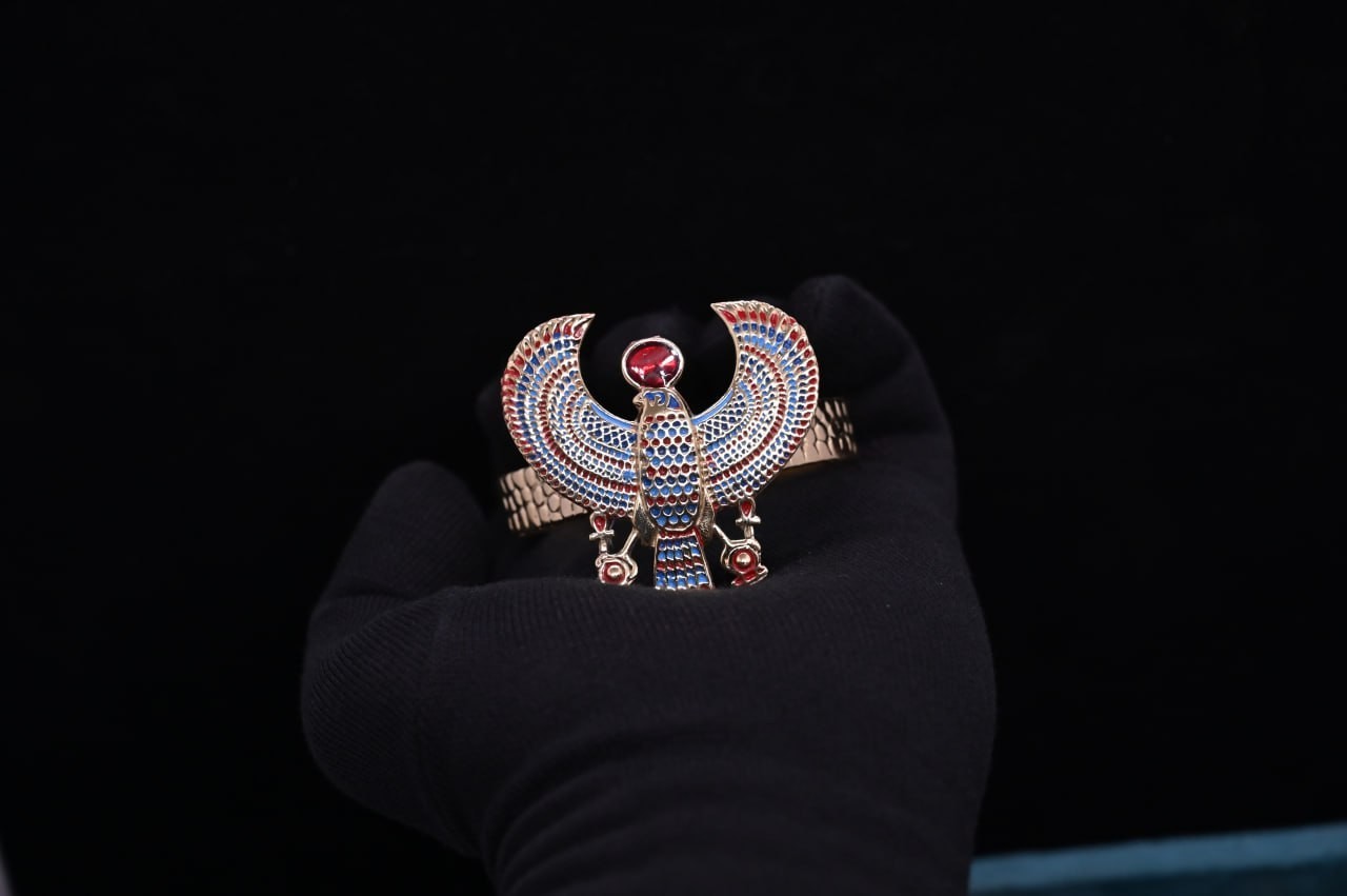 Rare Ancient Egyptian Antiquities Jewelry Ring God Isis God Of Love Egyptian BC