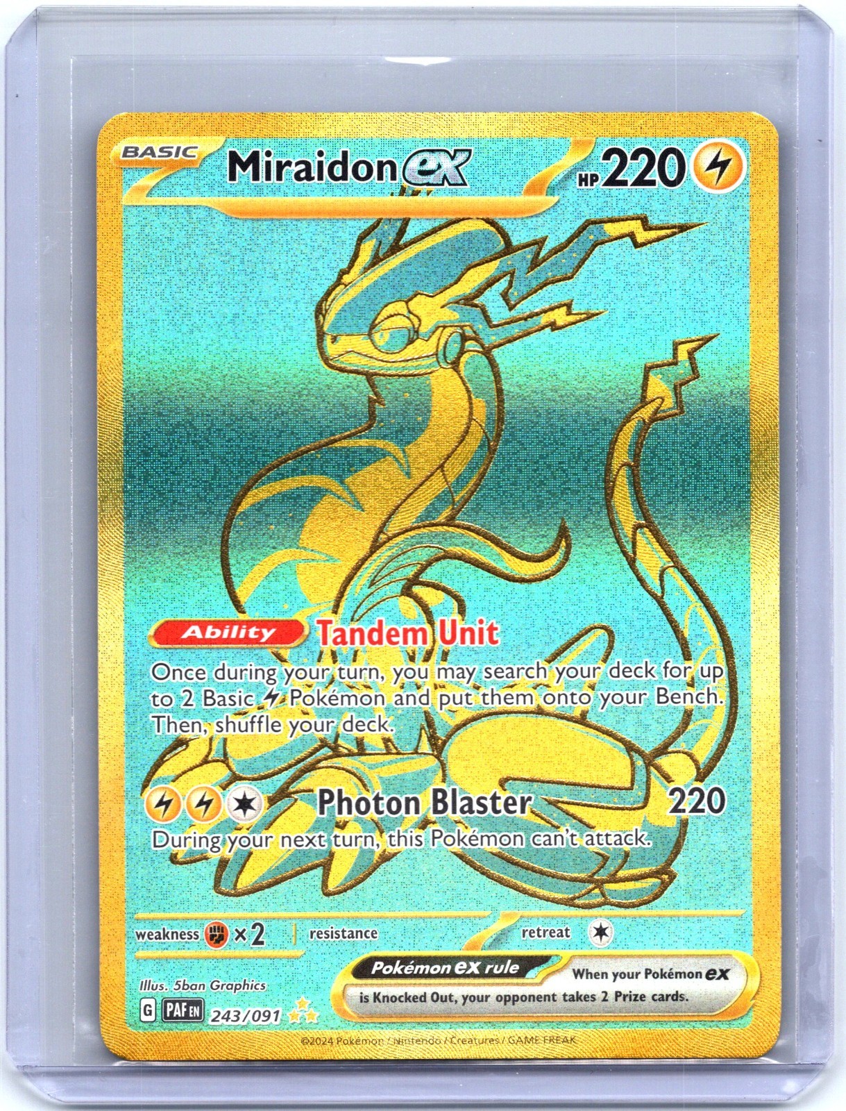Miraidon Ex 243/91