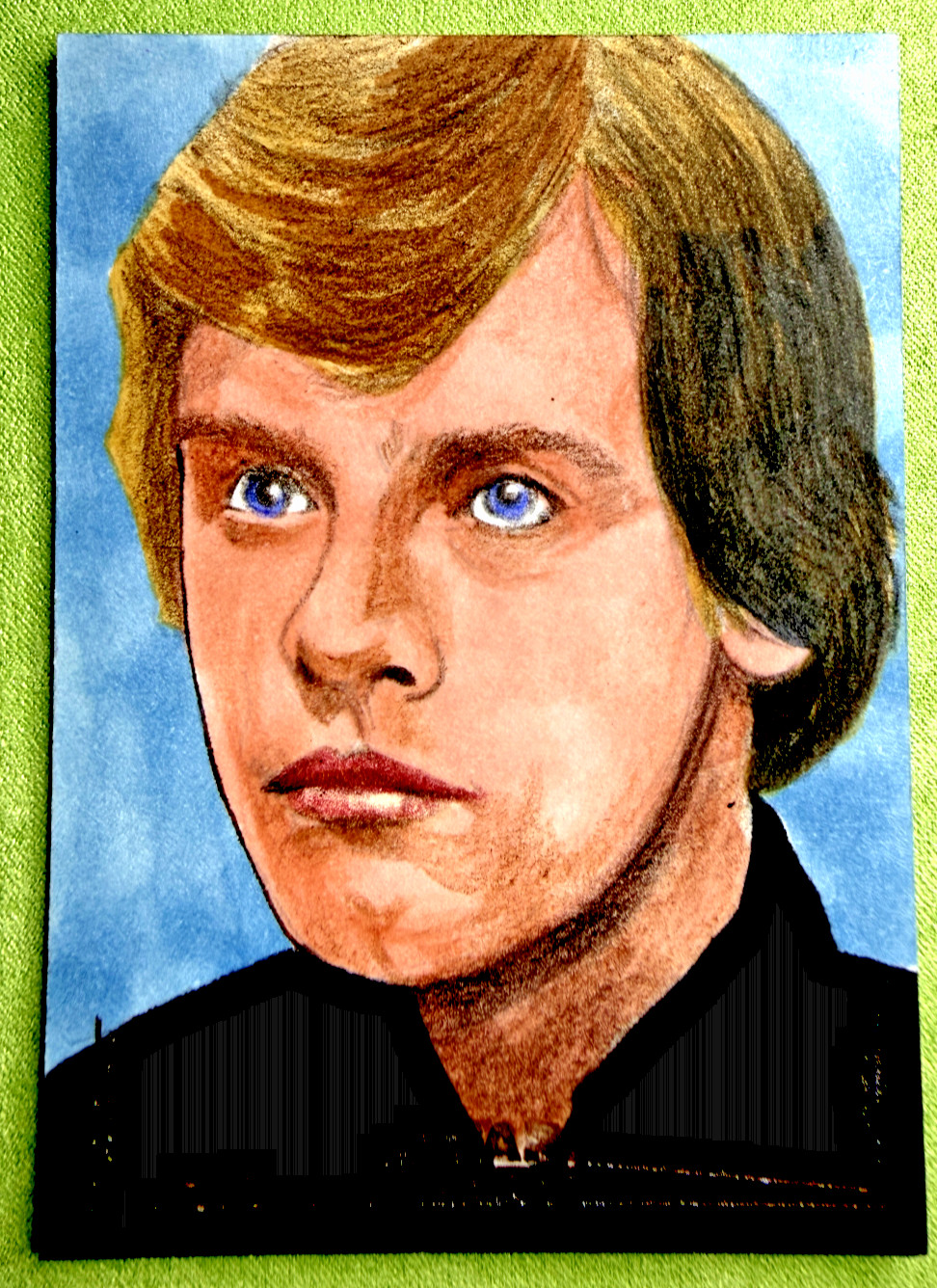 2026 Topps Chrome Star Wars Luke Skywalker 1/1 Sketch Card Patricia Ross ROTJ