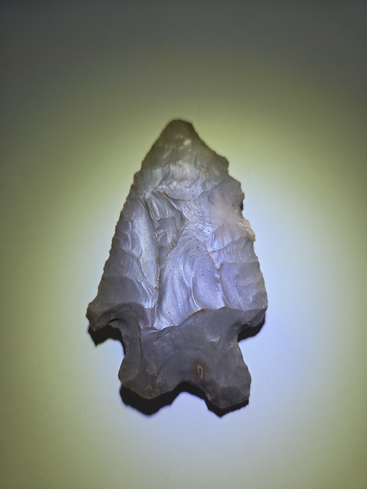 LOST LAKE KENTUCKY CORNER NOTCH AUTHENTIC INDIAN ARROWHEAD COLLECTIBLE RELIC