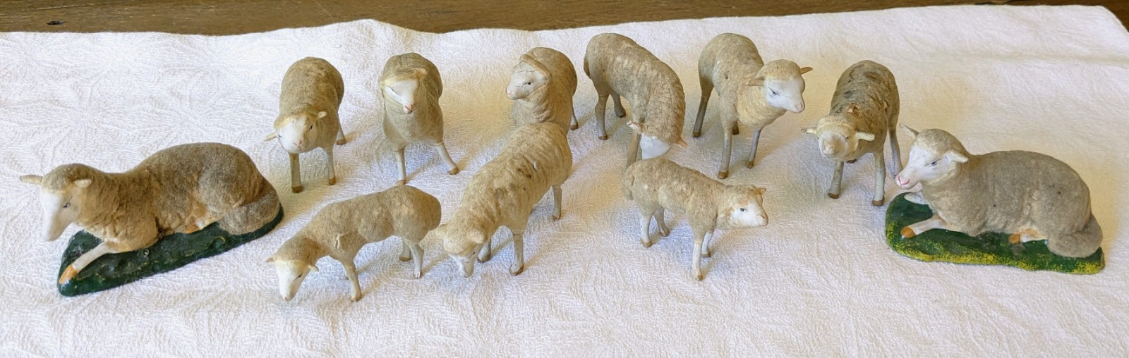 11+ Antique Lot German Putz 1.5\