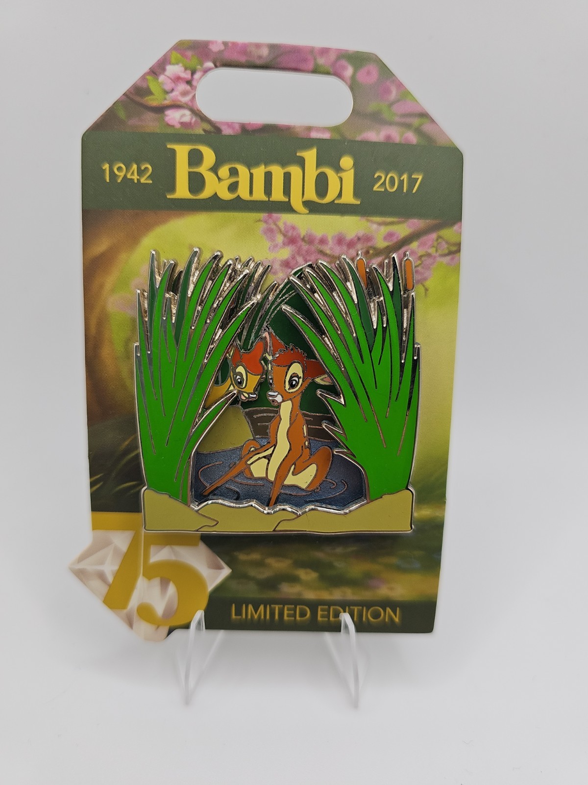 Disney Bambi and Faline 75th Anniversary Limited Edition LE 3000 3D Pin 2017