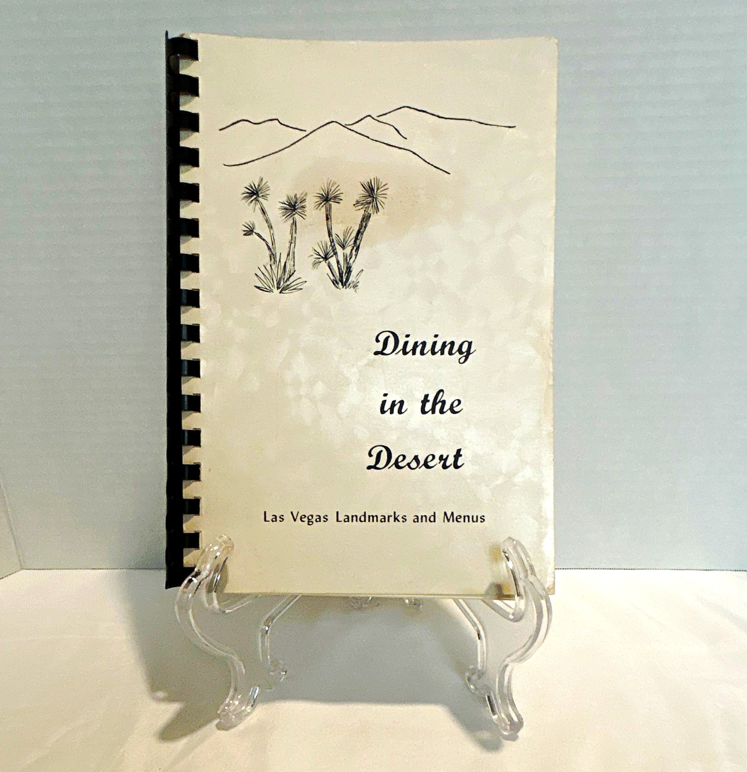 Dining in the Desert Las Vegas Landmarks Menus Vintage Cookbook Casino History