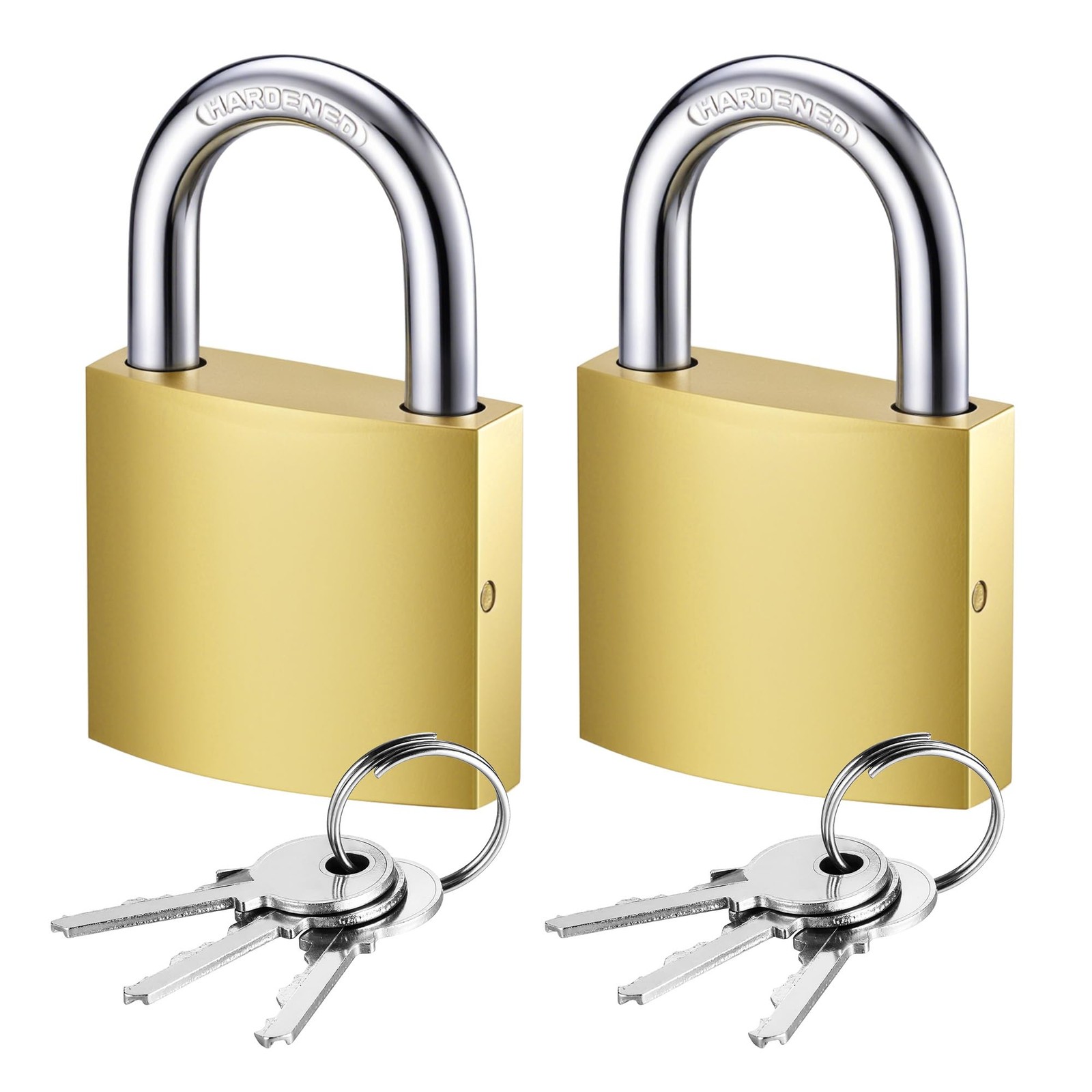 Puroma 2 Keyed Padlocks 32mm 6 Keys, 0.86
