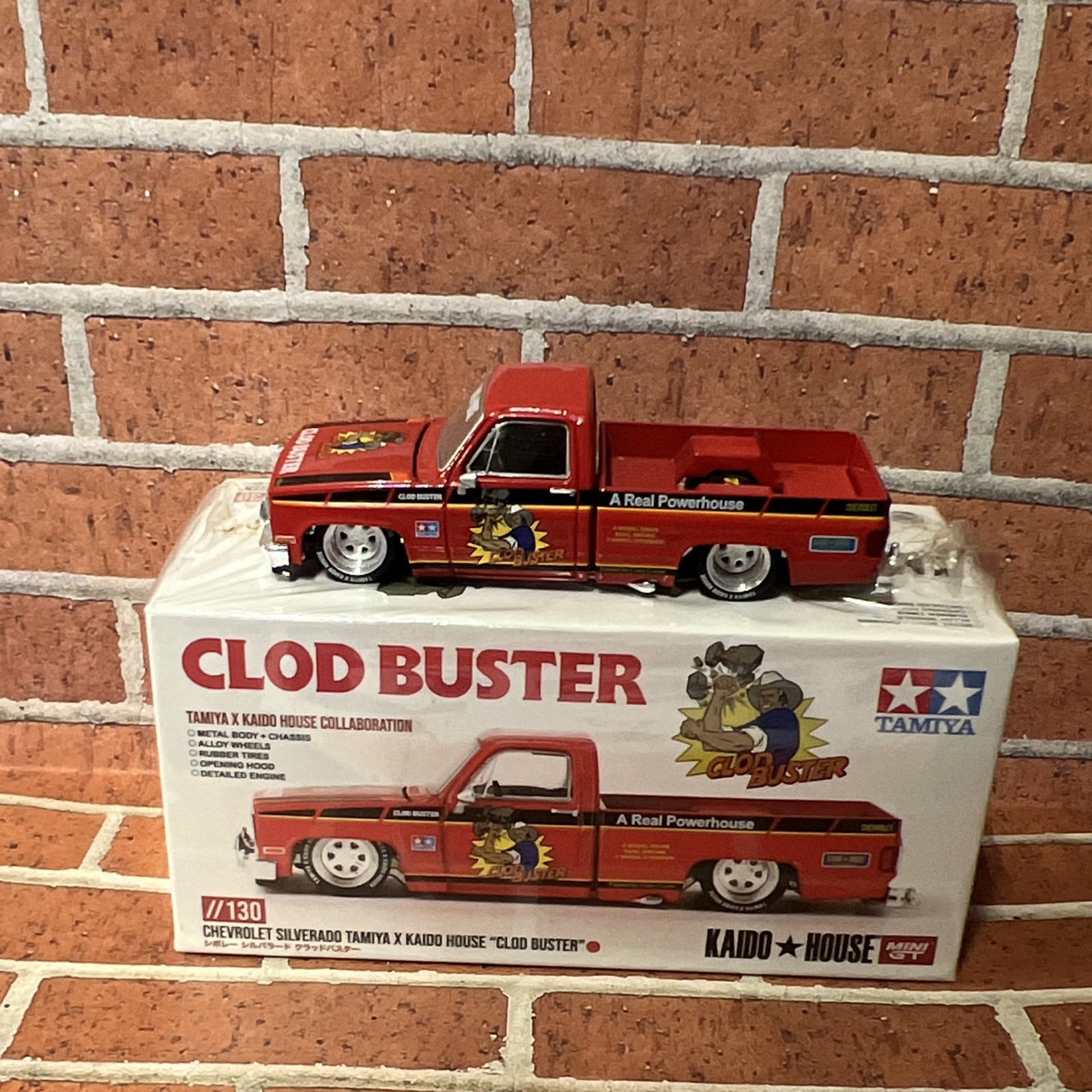 Tamiya x Kaido House Clod Buster Chevrolet Silverado Pickup 1:130 Model
