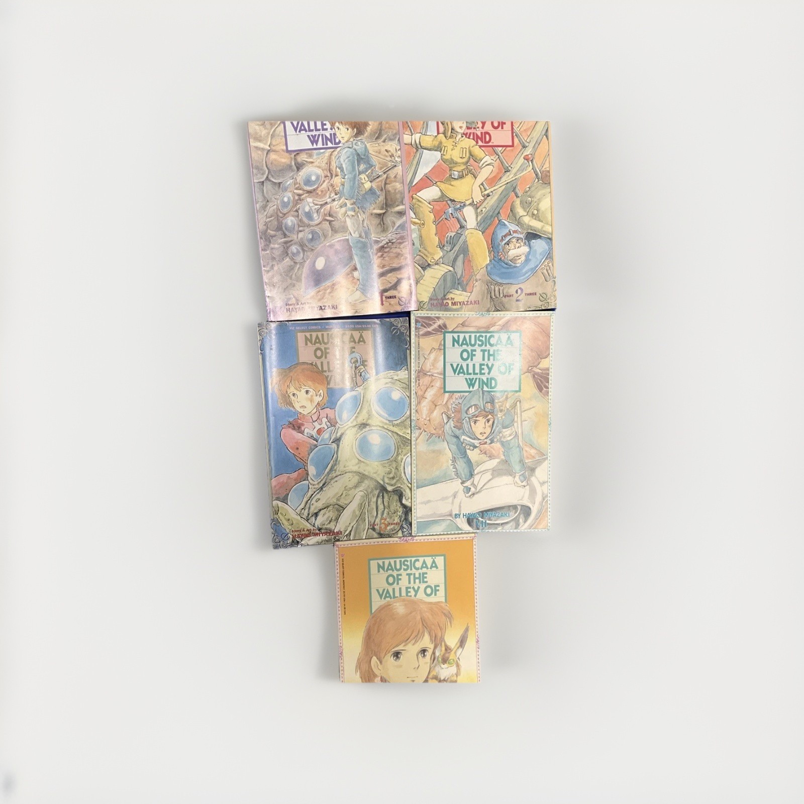 Nausicaa Valley of the Wind 1988 Manga Viz Comics Floppy Single Issues Book 1-5 Nausicaa Valley of the Wind 1988 Manga Viz Comics Floppy Single Issues Book 1-5