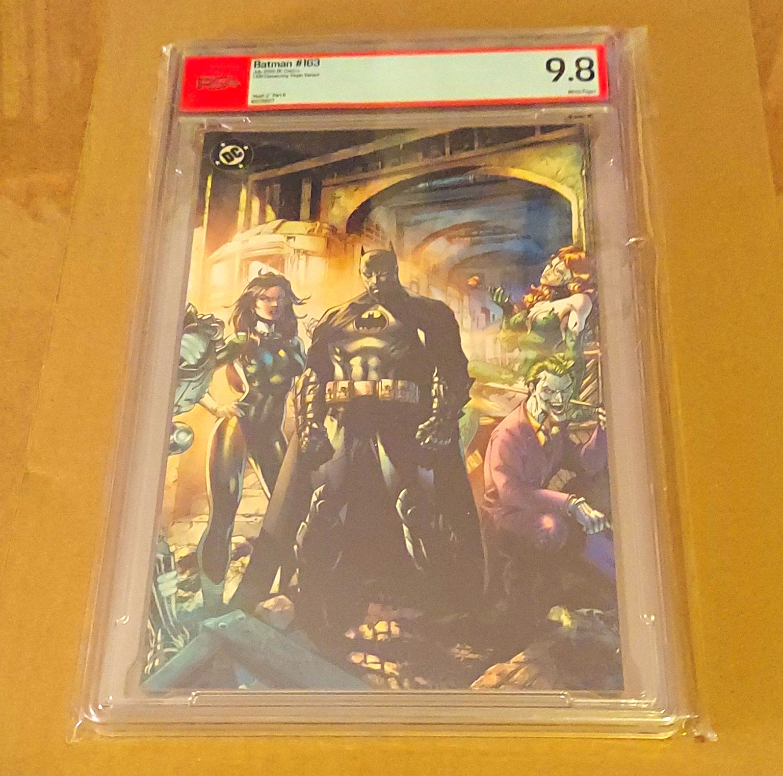 [PSA] DC Batman #163 Hush 2 1:100 Ratio Virgin Variant PSA 9.8 Cover by Jim Lee