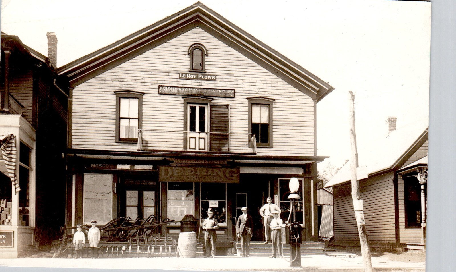 HARDWARE STORE moscow pa c1910 postcard pennsylvania real photo rppc shop farm HARDWARE STORE moscow pa c1910 postcard pennsylvania real photo rppc shop farm