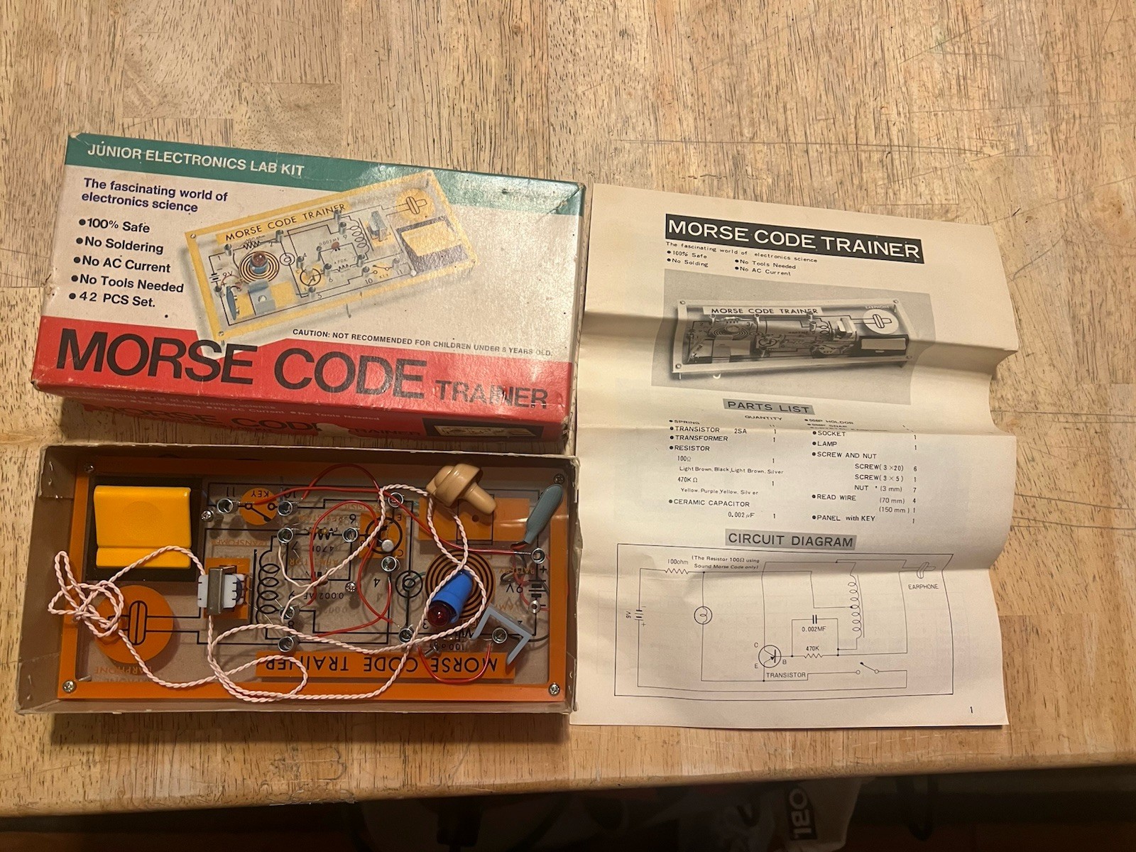 Vintage Official Codemaster Telegraph Morse Code Signal Set Vintage Official Codemaster Telegraph Morse Code Signal Set