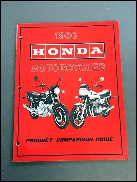 1980 Honda Motorcycle Bike Brochure Catalog - XL500S XL125S XL80S CR250R CR125R