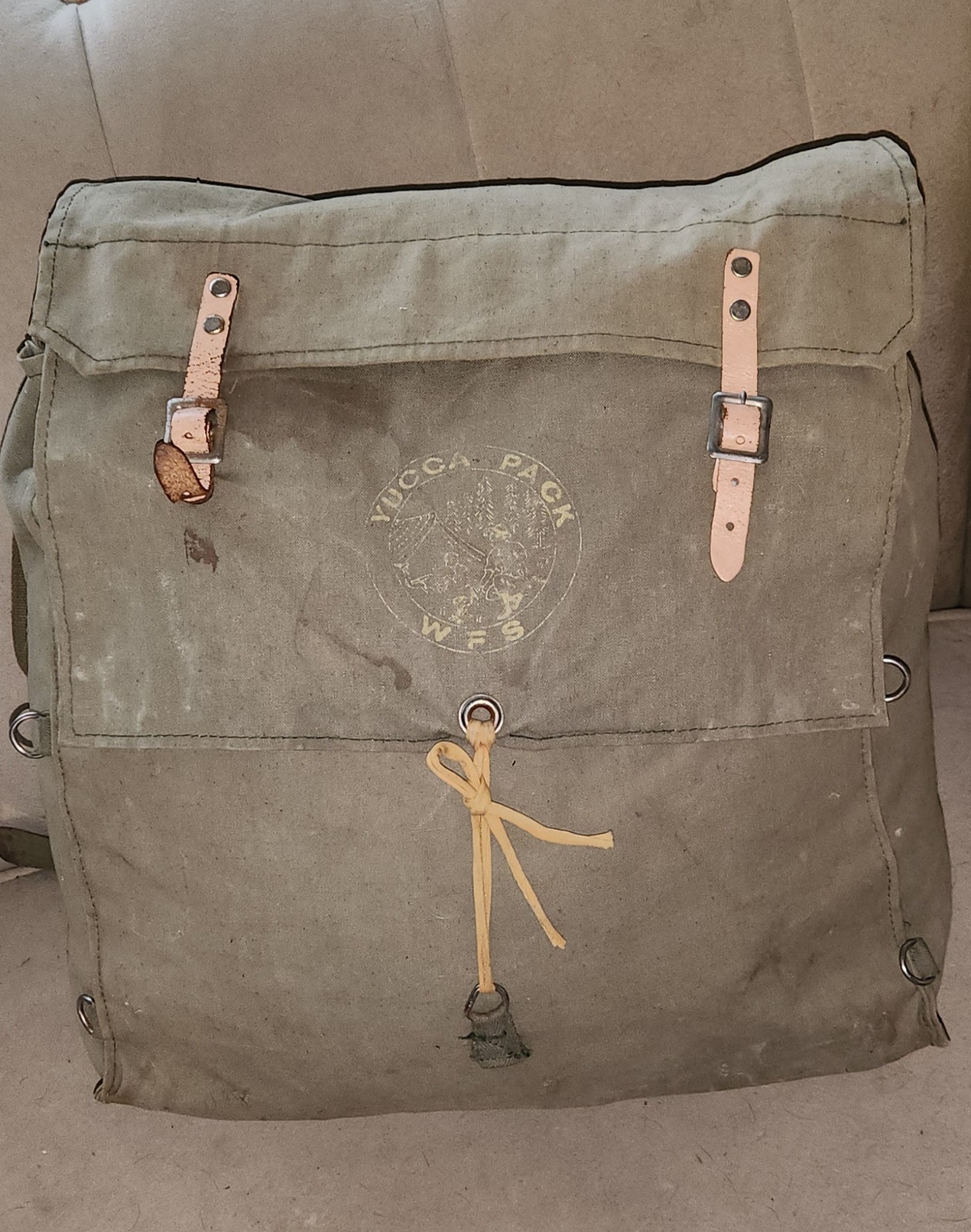 RARE Vintage 40s 50s BSA 185 Yucca Pack With Original Sleeping Bag And Cover 