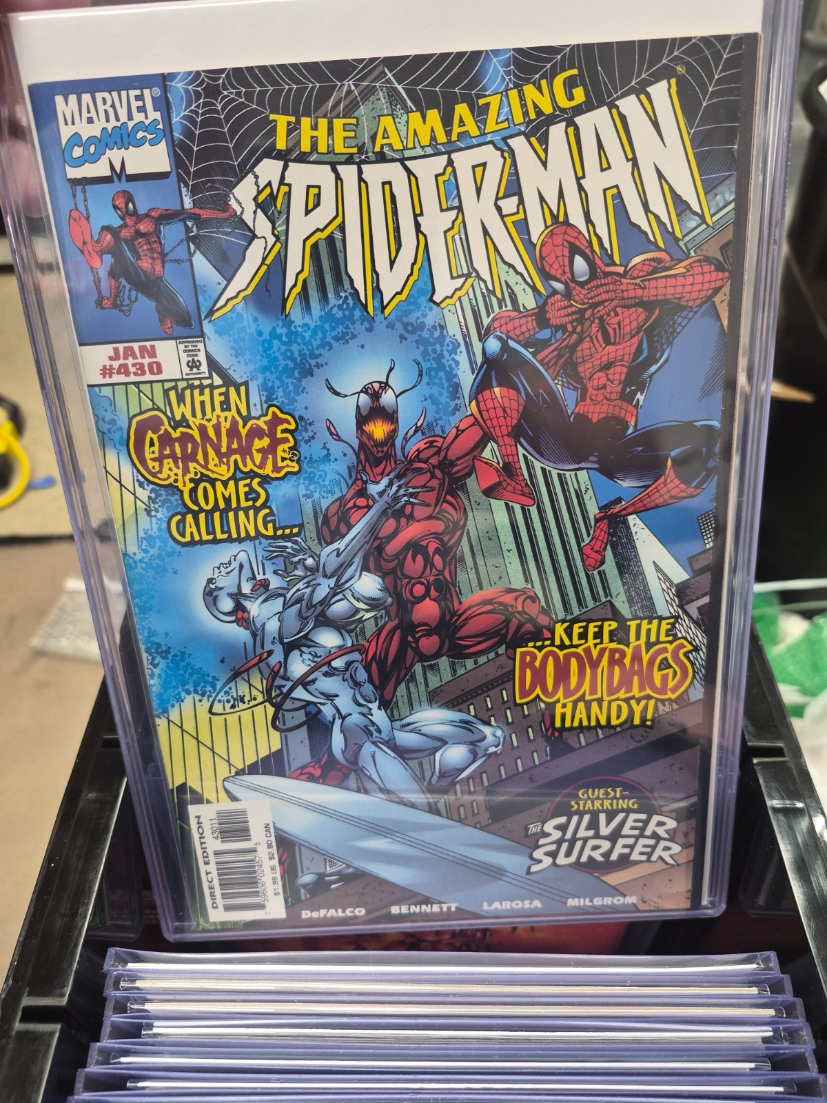 Amazing Spider-Man 430 1998 Cosmic Carnage NM $10 FLAT COMBINED SHIPPING