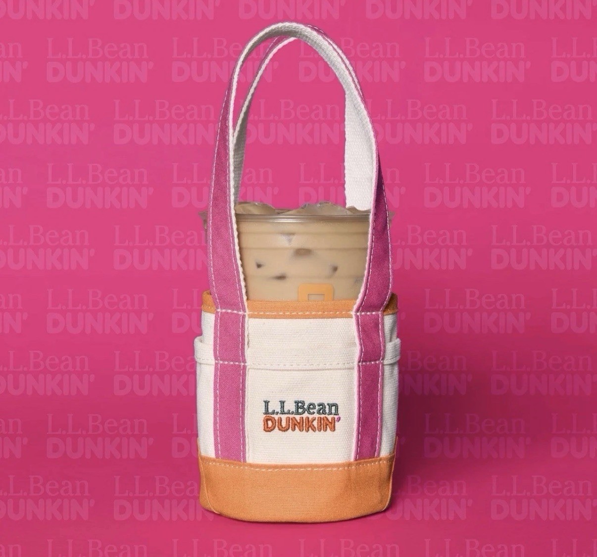 DUNKIN' X L.L.BEAN COFFEE TOTE Cup Holder‼️New‼️In Hand Ships Fast‼️