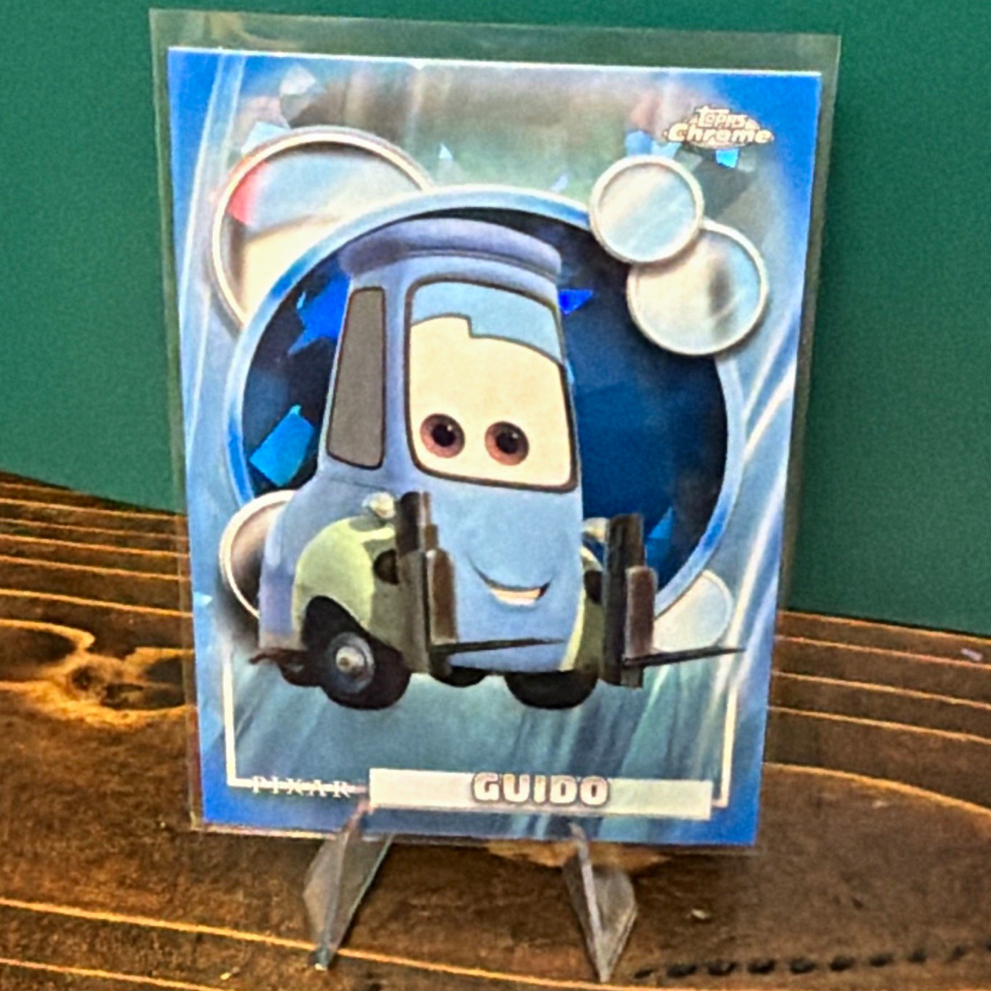 Topps Chrome Disney Pixar Sapphire Guido #23 2026 Base Set Trading Card