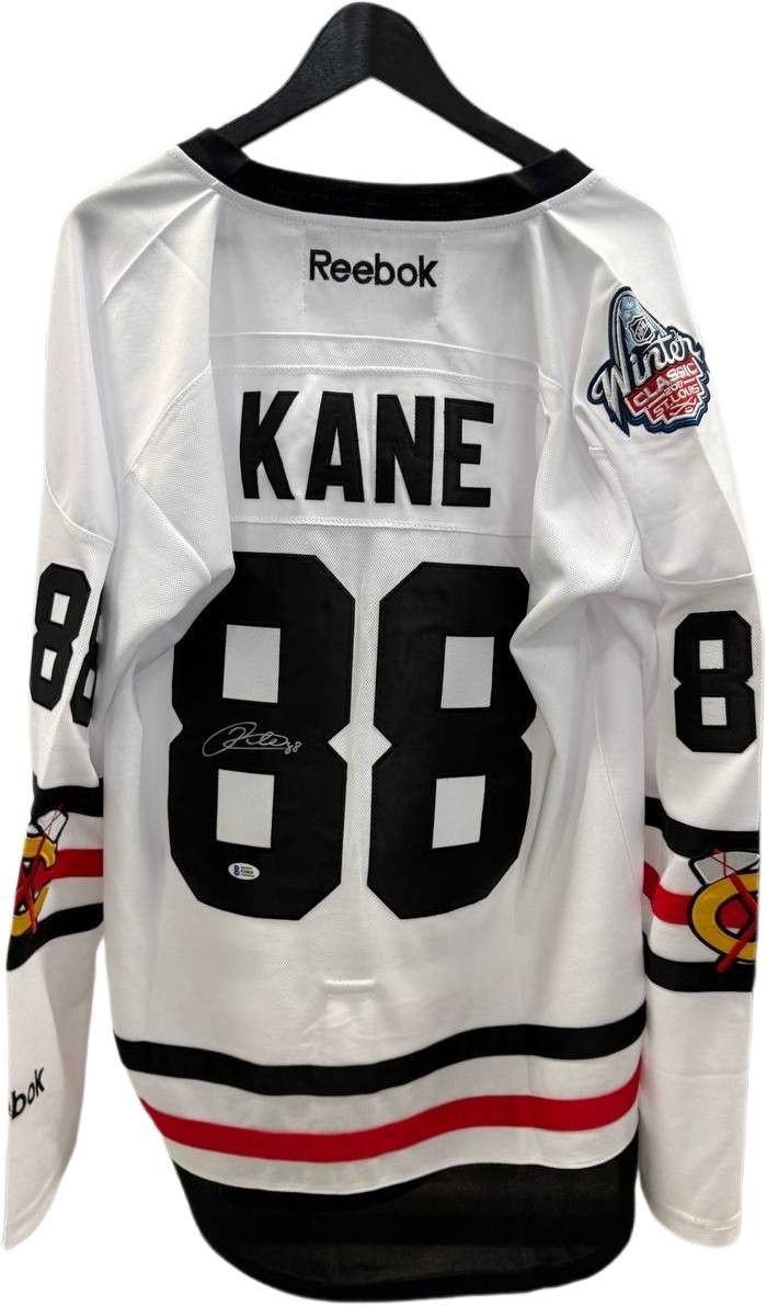 Patrick Kane #88 Chicago Blackhawks Authentic Signed Jersey (White) BAS COA Patrick Kane #88 Chicago Blackhawks Authentic Signed Jersey (White) BAS COA