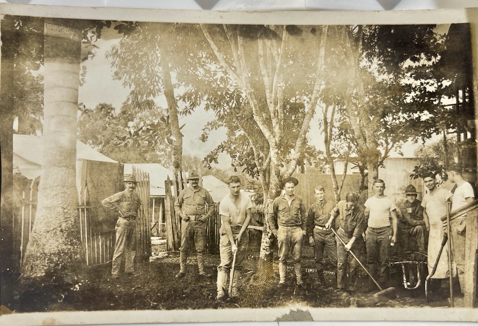 WW1 WWI USMC US Marine Corps Marines In Photo RPPC